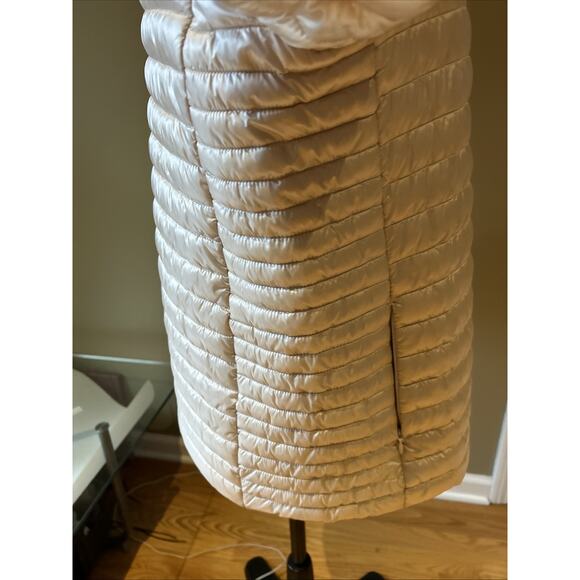 Save The Duck Ultra light Puffer Jacket Plumtech Champagne Zip NEW M pockets - Picture 6 of 16